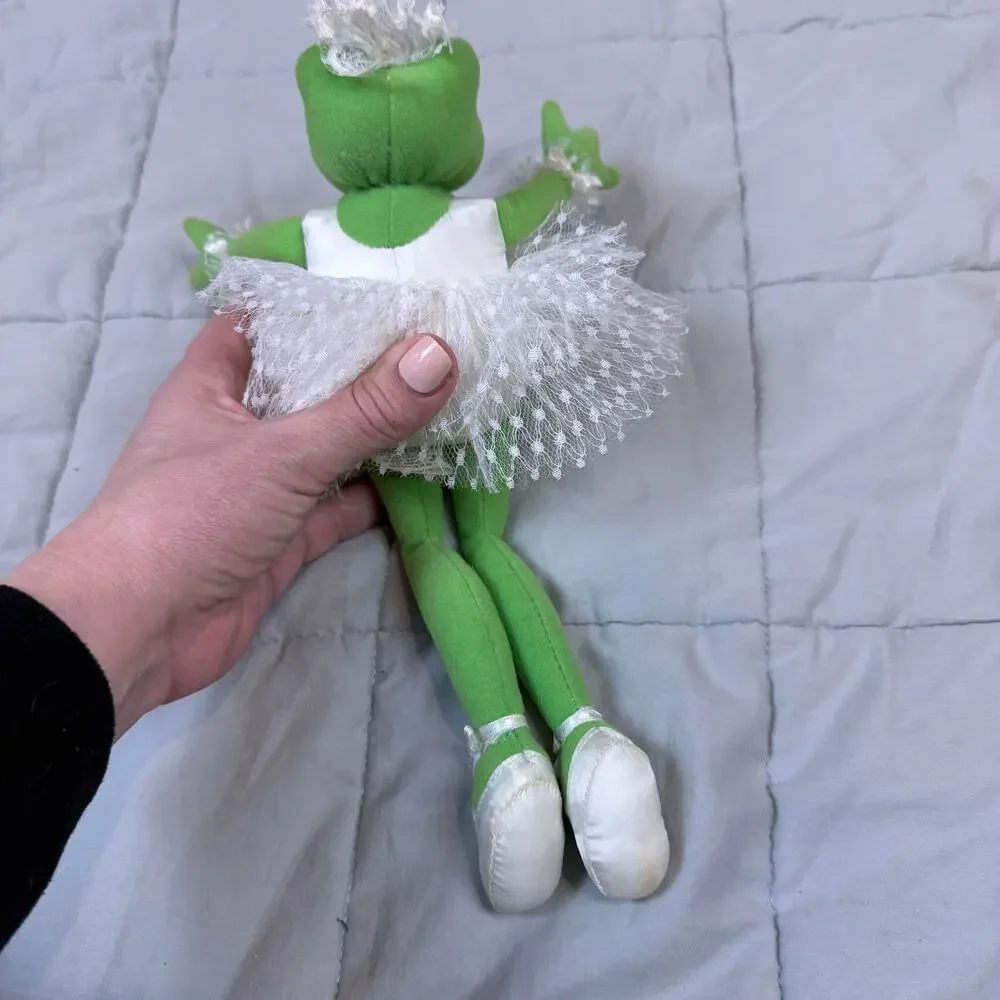 Russ Berrie Vintage Bettina Frog Ballerina Plush Toy Doll Stuffed Animal